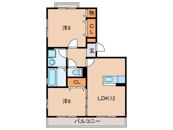 ブル－ム日吉の物件間取画像